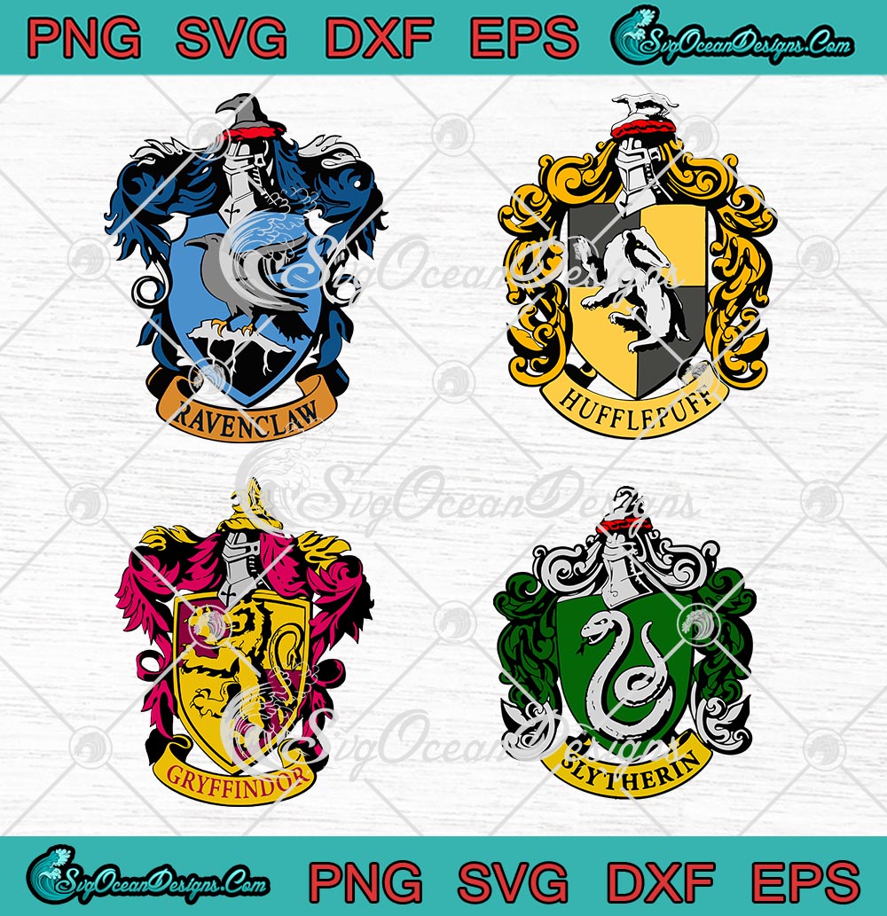 Download Harry Potter Logo Ravenclaw Hufflepuff Gryffindor Slytherin Svg Png Eps Dxf Cricut File Silhouette Art Designs Digital Download