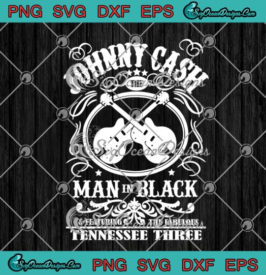 Johnny Cash The Man In Black And Featuring The Fabulous Tennessee Three
