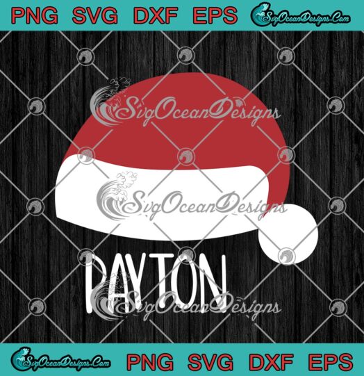Payton Christmas Santa Hat With Name Christmas Family