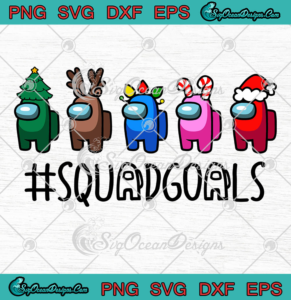 Download Squadgoal Among Us Christmas Svg Png Eps Dxf Cricut File Silhouette Art Designs Digital Download