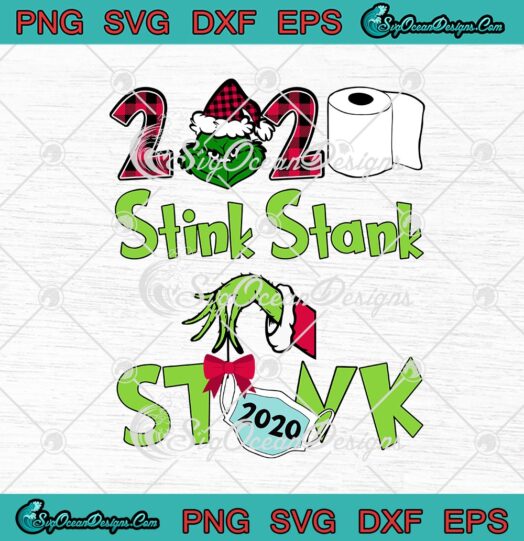 The Grinch 2020 Stink Stank Stunk Mask Merry Quarantine Christmas 2020
