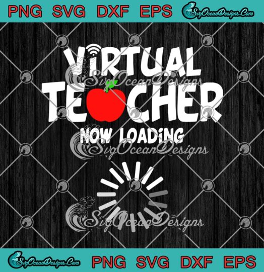 Virtual Teacher Now Loading Online School Teacher Virtual Teaching