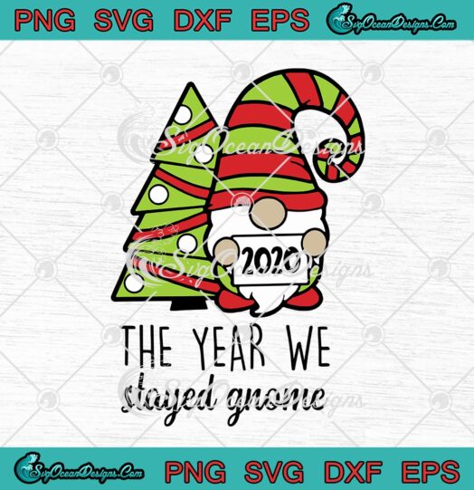 2020 The Year We Stayed Gnome Merry Christmas