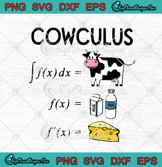 Cowculus Calculus Math Milk Cheese Funny