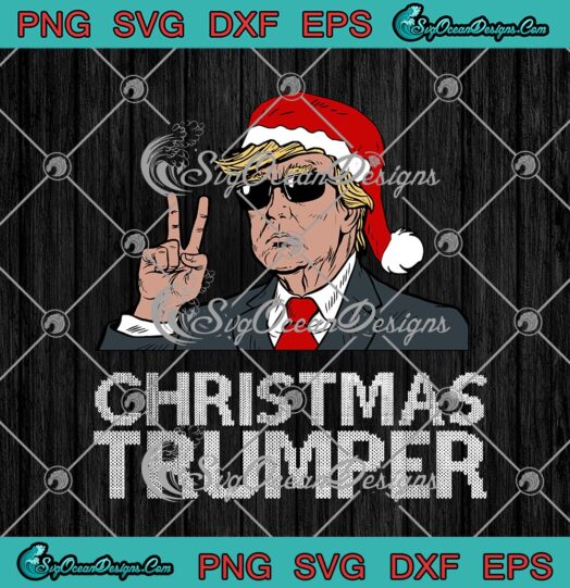 Donald Trump Santa Hat Christmas Trumper Funny Christmas