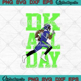 Seattle Seahawks DK Metcalf DK All Day American Football SVG PNG EPS DXF Cricut File Silhouette Art