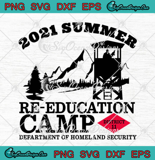 2021 Summer Reeducation Camp Military Re educate Funny svg