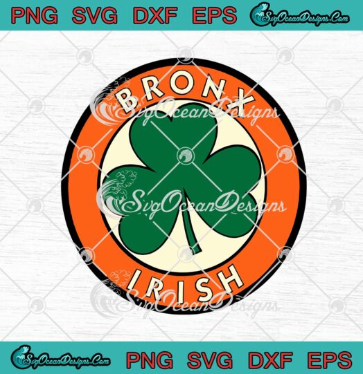Bronx Irish Shamrock Circle Sign St. Patricks Day