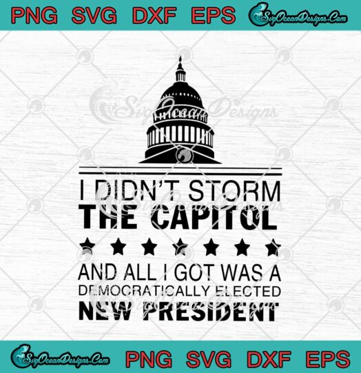 I Didnt Storm The Capitol And All I Got Was A Democratically Elected New President