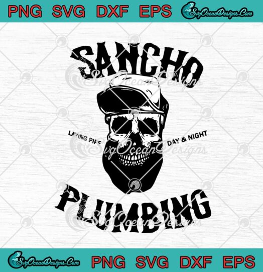 Skull Sancho Laying Pipe Day And Night Plumbing