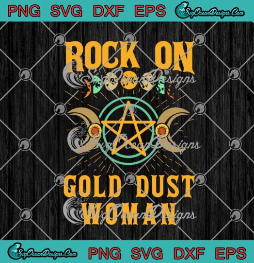 Stevie Nicks Rock On Gold Dust Woman Triple Moon Goddess