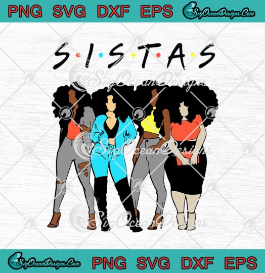 Friends Sistas Black Women Afro Women Together