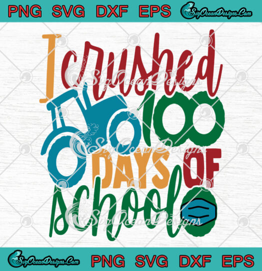 I Rushed 100 Days Of School svg