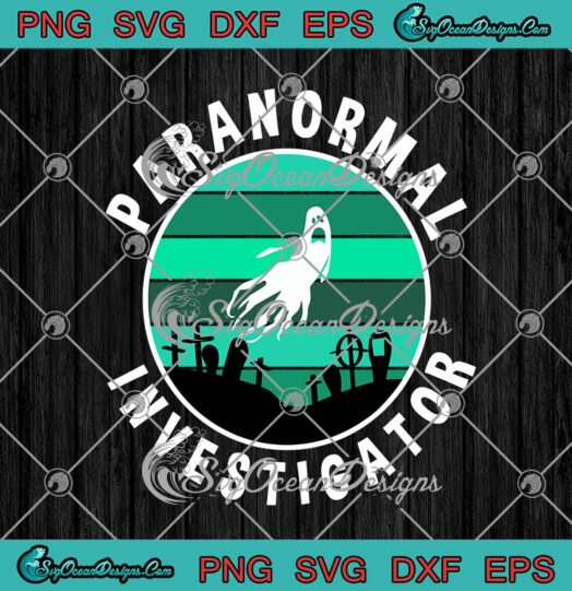 Paranormal Investigator Ghost Hunting Halloween
