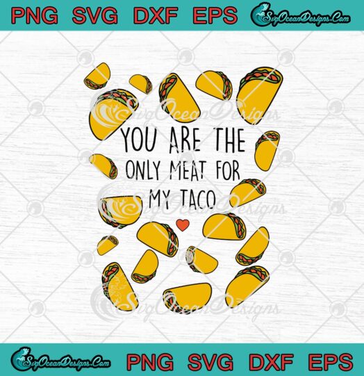 You Are The Only Meat For My Taco Funny Taco Lover