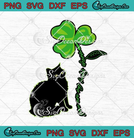 Black Cat You Are My Lucky Charm St. Patricks Day