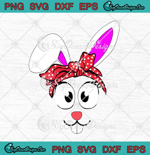 Cute Easter Bunny Bandanna Easter Day