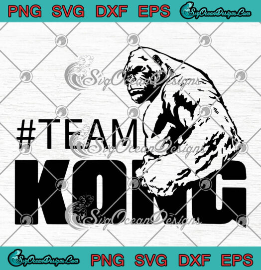 Godzilla vs Kong Team Kong Neon svg