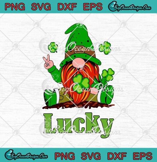 Lucky Irish Gnome St. Patricks Day