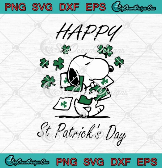 Lucky Snoopy Happy St. Patricks Day
