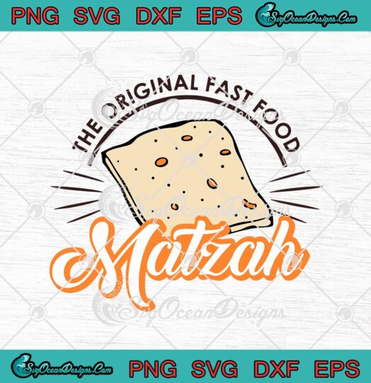 Matzah The Original Fast Food Happy Passover Jewish Holiday