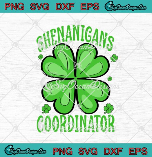 Shenanigans Coordinator Shamrock St. Patricks Day