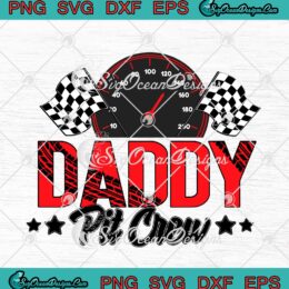Funny racing car design for Daddy Pit Crew Race Car Birthday Party with humor and style.