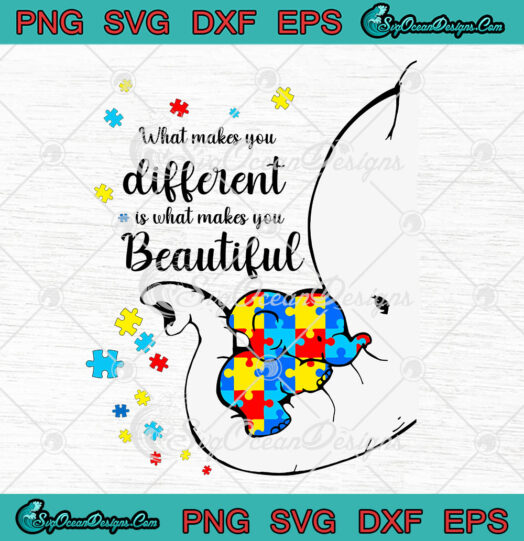 What Makes You Different Is What Makes You Beautiful svg