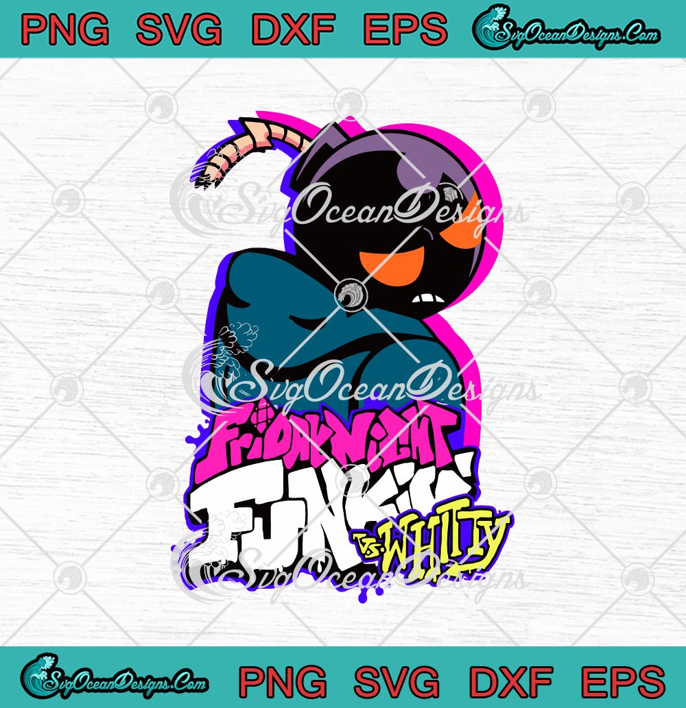 FNF Friday Night Funkin' SVG PNG Digital File, FNF Svg