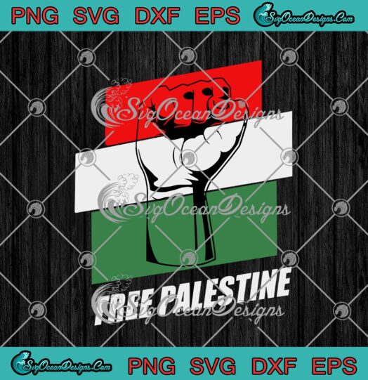 Free Palestine Flag svg cricut