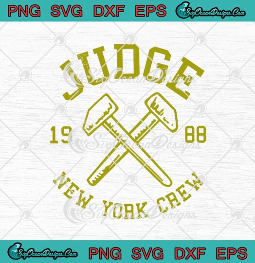 Judge 1988 New York Crew svg cricut