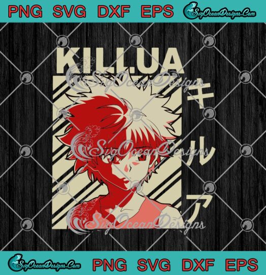 Killua Hunter X Hunter Japanese Anime svg cricut