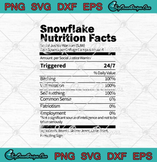 Snowflake Nutrition Facts