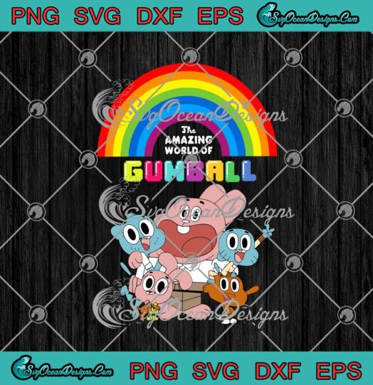 The Amazing World Of Gumball Watterson Family svg cricut