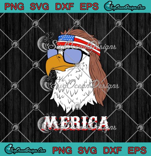 Eagle USA American Merica Mullet Independence Day 4th Of July Patriotic svg cricut