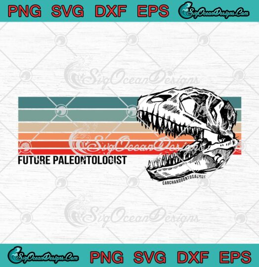 Future Paleontologist Carcharodontosaurus svg cricut