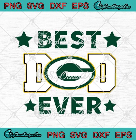 Green Bay Packers Best Dad Ever – NFL American Football Team svg cricut