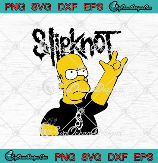 Homer Simpson Slipknot svg cricut