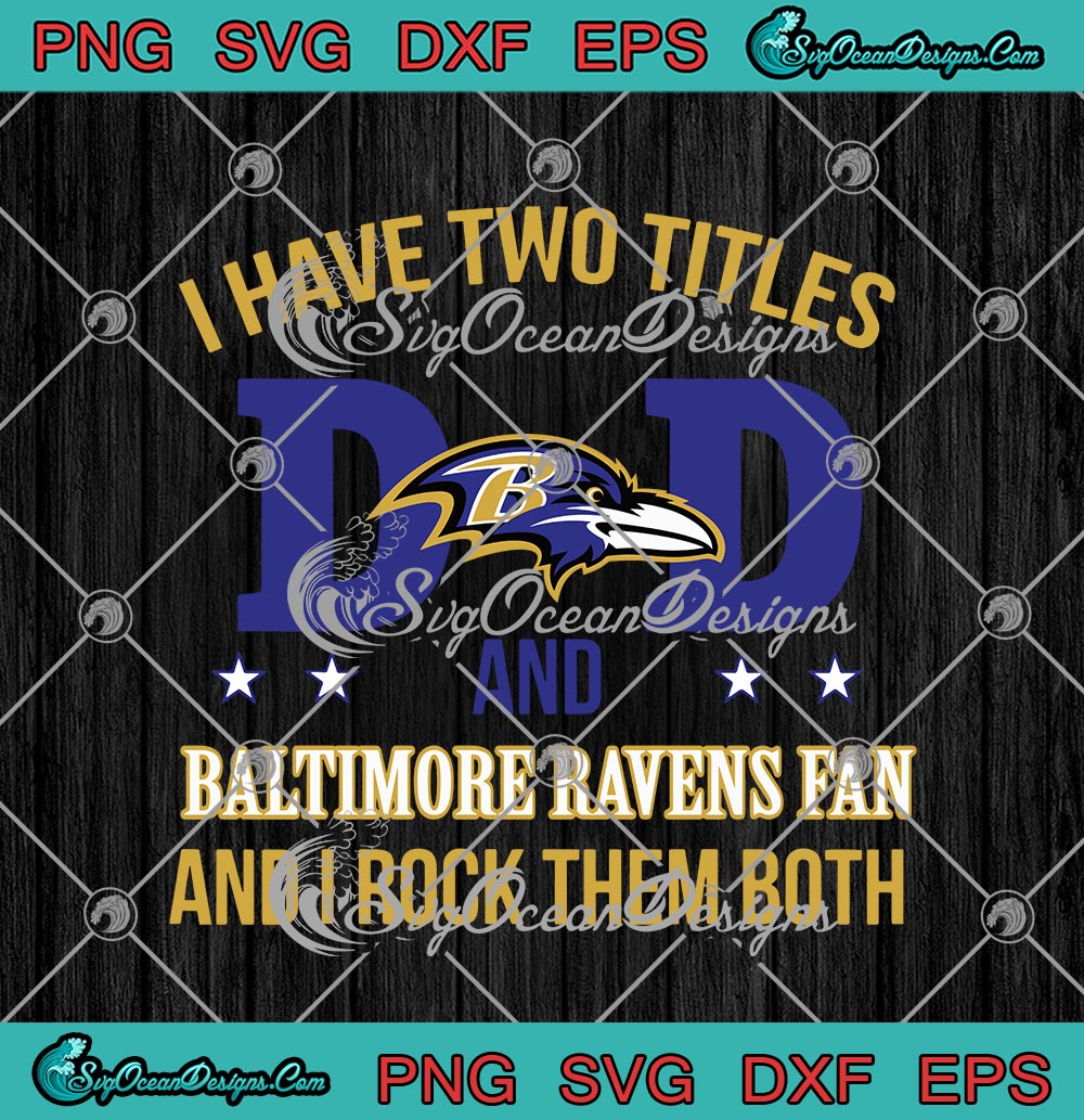 Baltimore Ravens SVG stacked Design PNG DXF