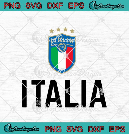 Italia Figc Italy National Football Team svg cricut