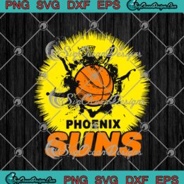 Phoenix Suns NBA Phoenix Suns American Basketball Team SVG PNG EPS DXF Cricut Cameo File Silhouette Art