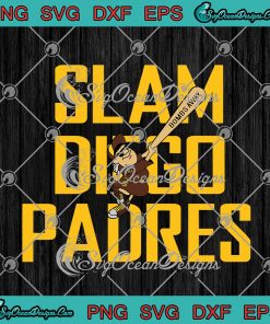 Slam Diego Baseball Fan SVG PNG Digital Cutting Files – creativeusarts