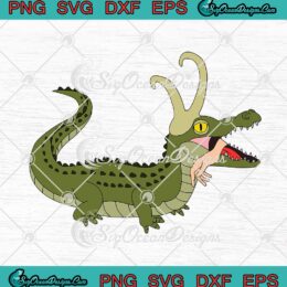 Lokiste Alligator Loki SVG PNG EPS DXF - Marvel Loki Cricut Cameo File