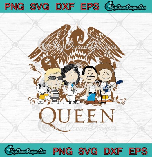 Queen Band Peanuts Characters Snoopy Dog For Fan svg cricut