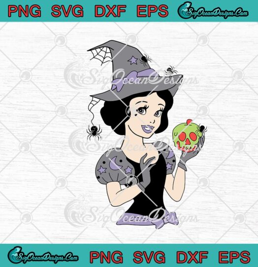 Snow White Witch Halloween Funny svg cricut