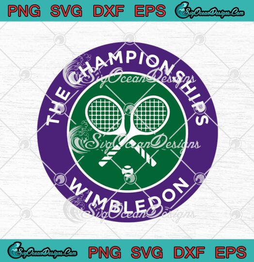 The Championships Wimbledon Tennis svg cricut