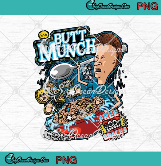 Beavis and Butt Head Butt Munch This Cereal Sucks It Tastes Like Butts png