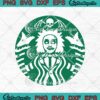 Beetlejuice Starbucks Coffee Halloween Funny svg cricut