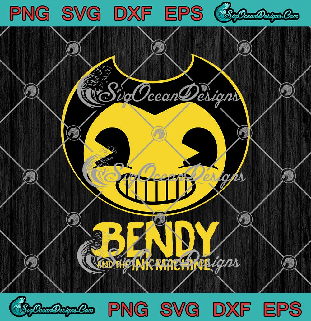 Bendy And The Ink Machine SVG PNG EPS DXF Cricut Cameo File ...