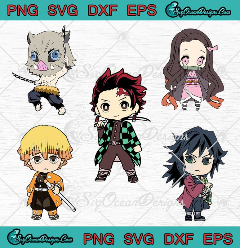 Chibi SVG / PNG Chibi Poses Anime SVG Chibi Anime Svg 